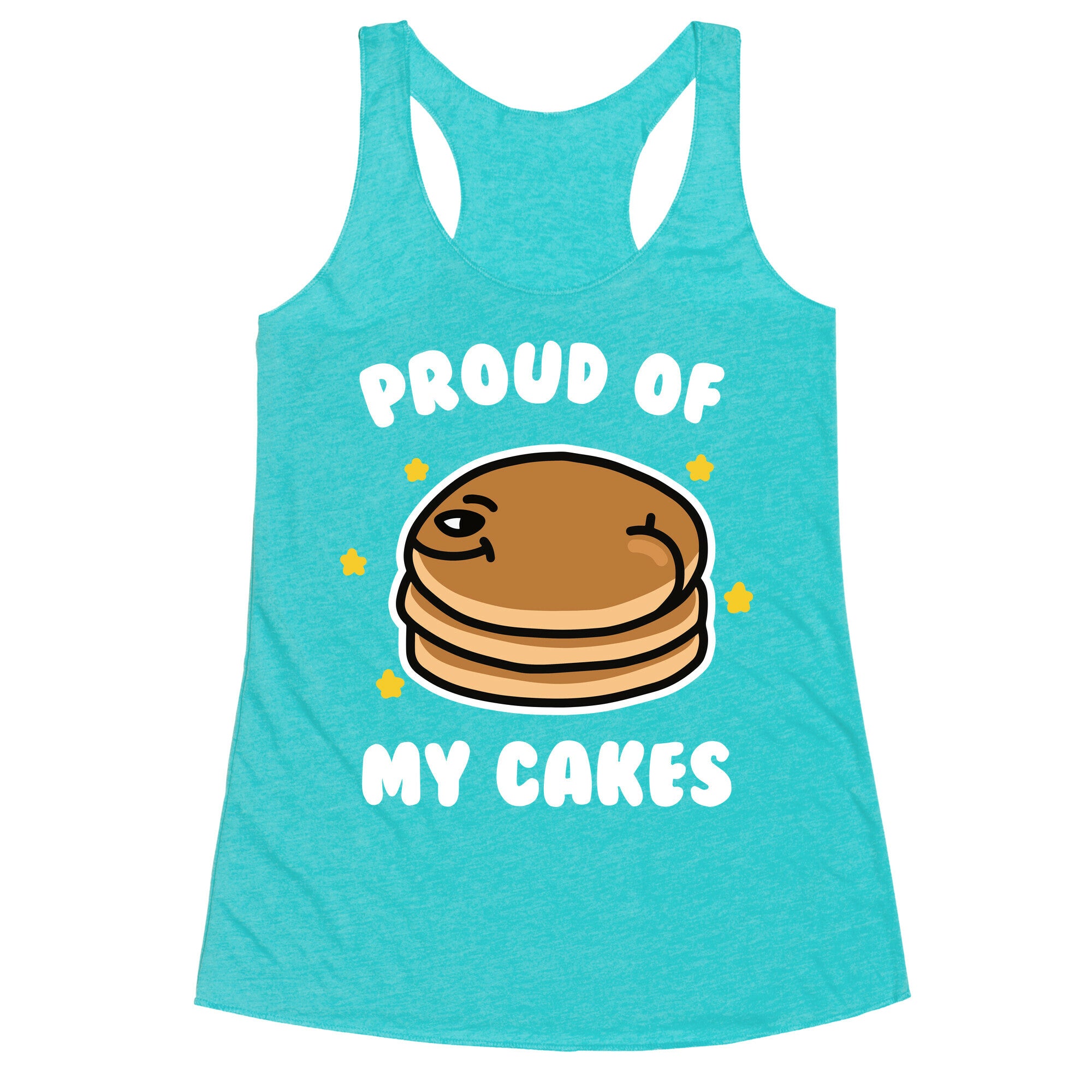 Proud of My Cakes Racerback Tank