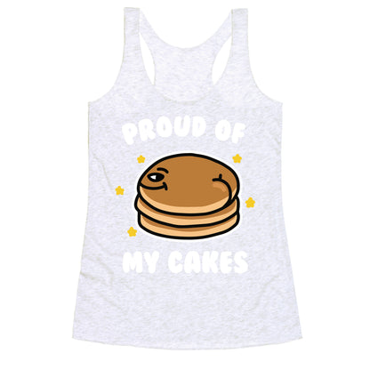 Proud of My Cakes Racerback Tank