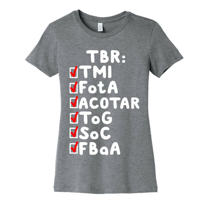 TBR Book Community  Women's Cotton Tee