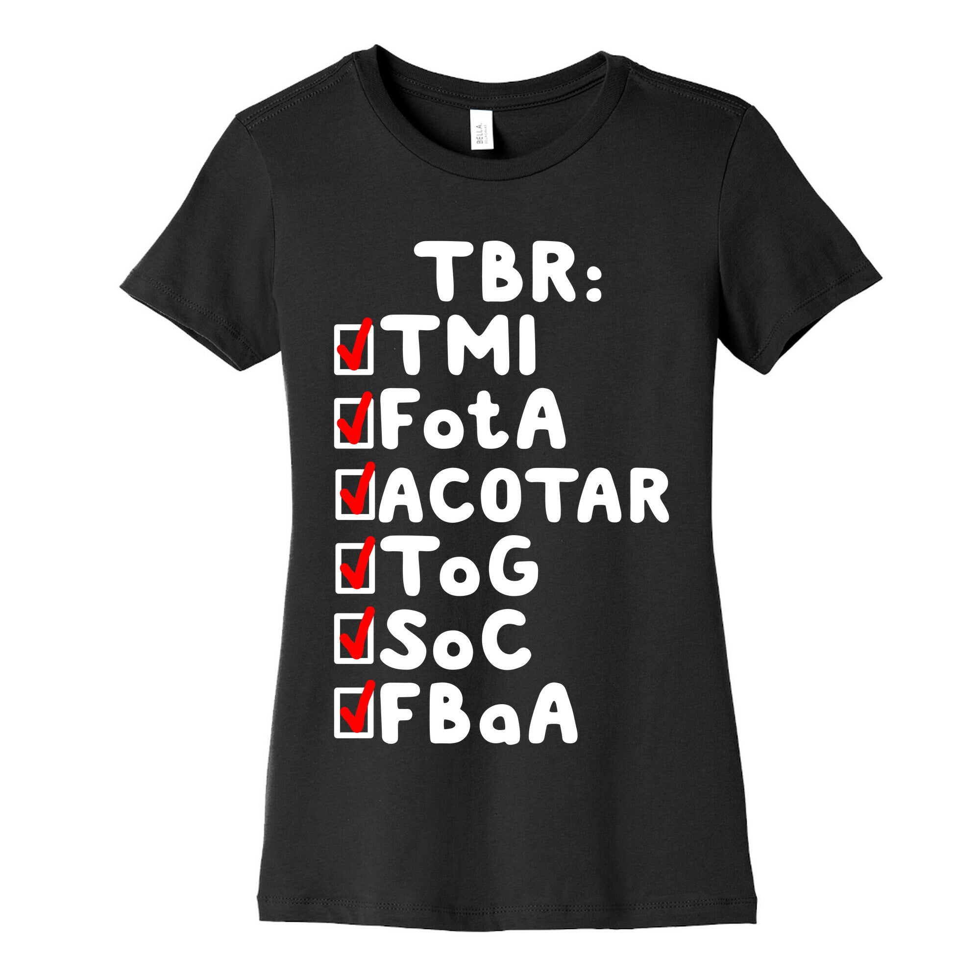 TBR Book Community  Women's Cotton Tee