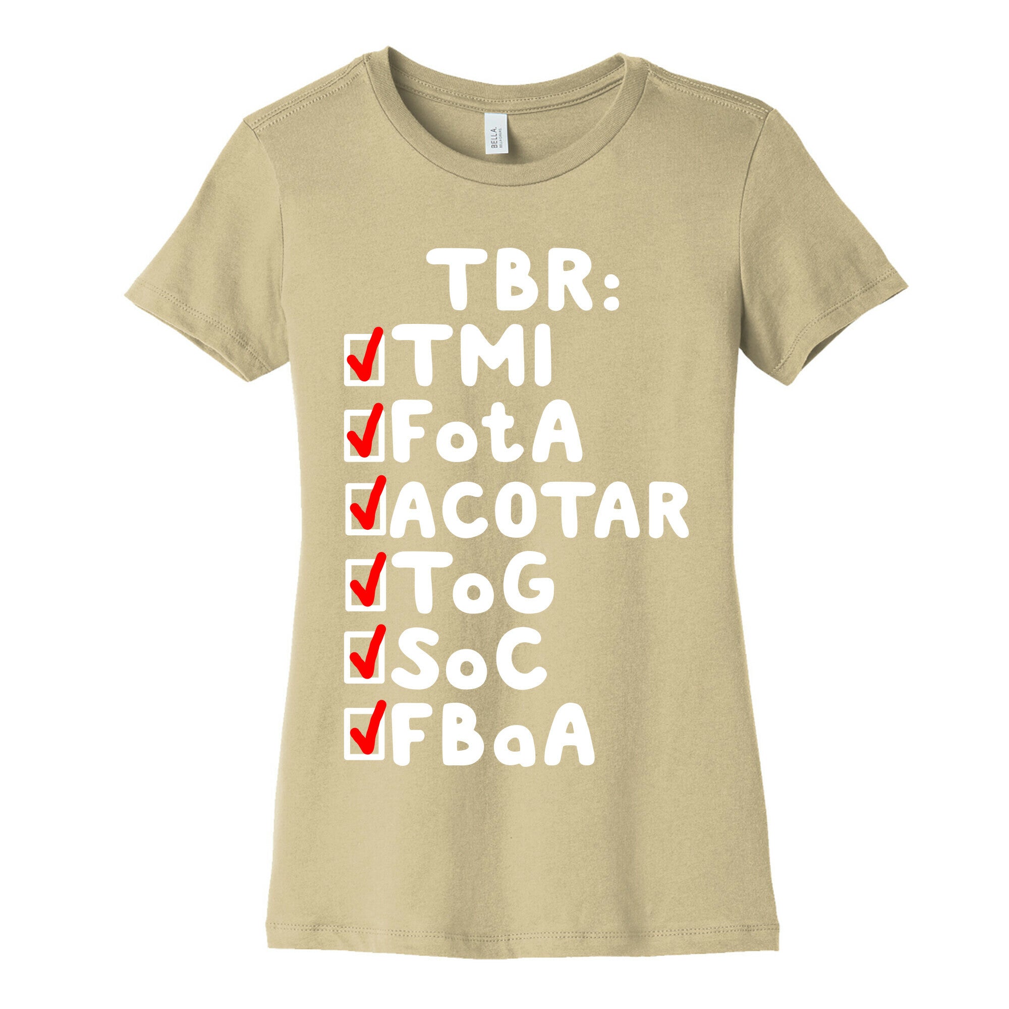 TBR Book Community  Women's Cotton Tee