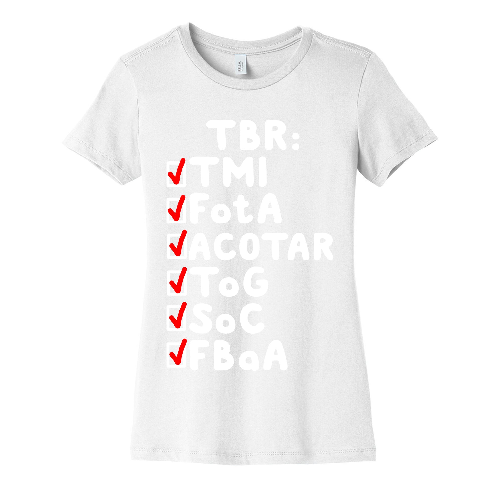 TBR Book Community  Women's Cotton Tee