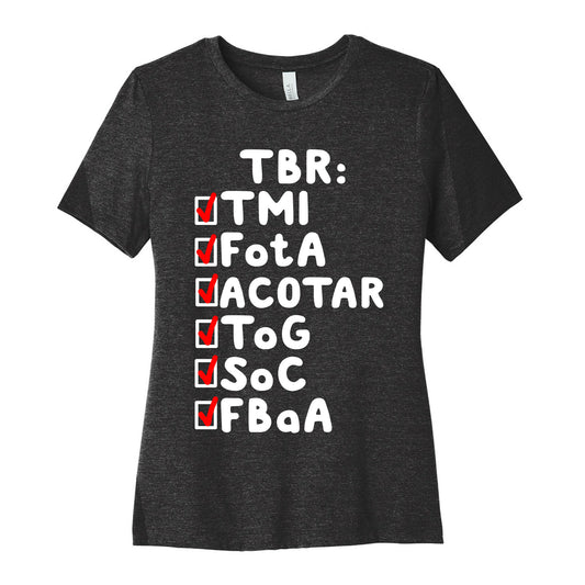 TBR Book Community  Women's Cotton Tee