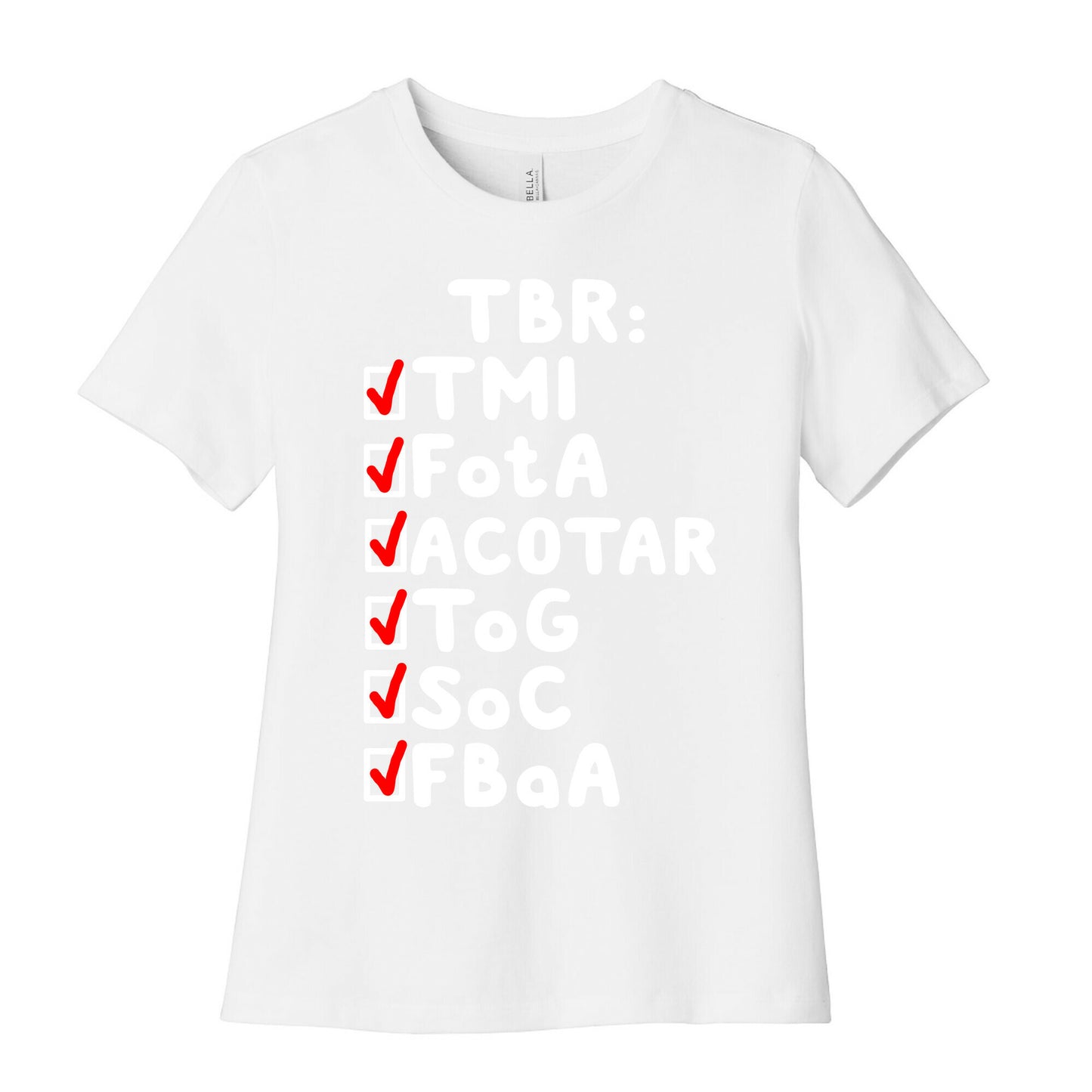 TBR Book Community  Women's Cotton Tee