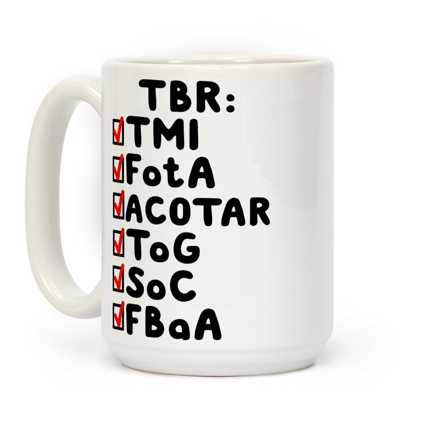 TBR Book Community Coffee Mug