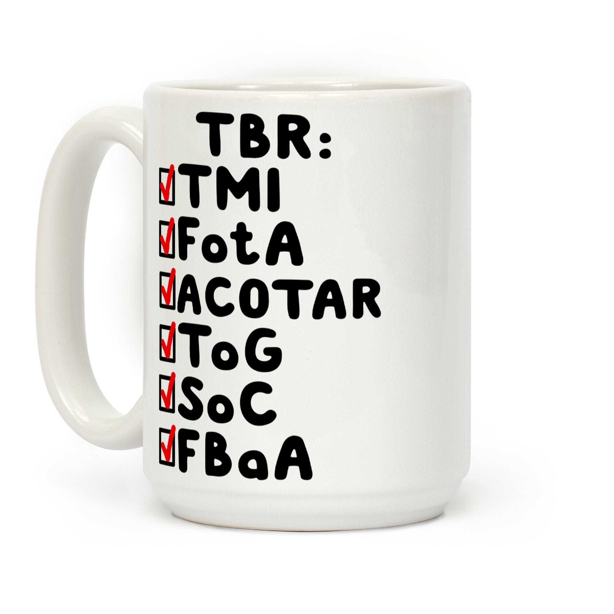 TBR Book Community Coffee Mug