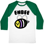 Enbee Enby Bee Gender Queer Pride Baseball Tee