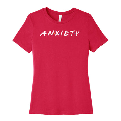 Anxiety Acquaintances  Women's Cotton Tee