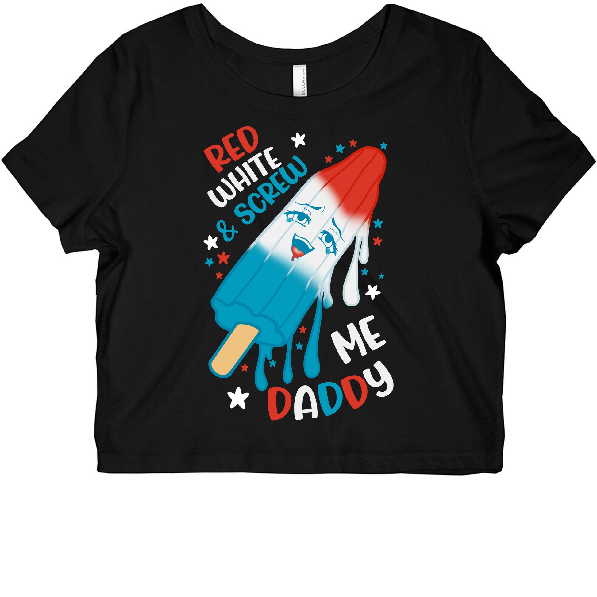 Red White And Screw Me Daddy  Graphic Baby Tee