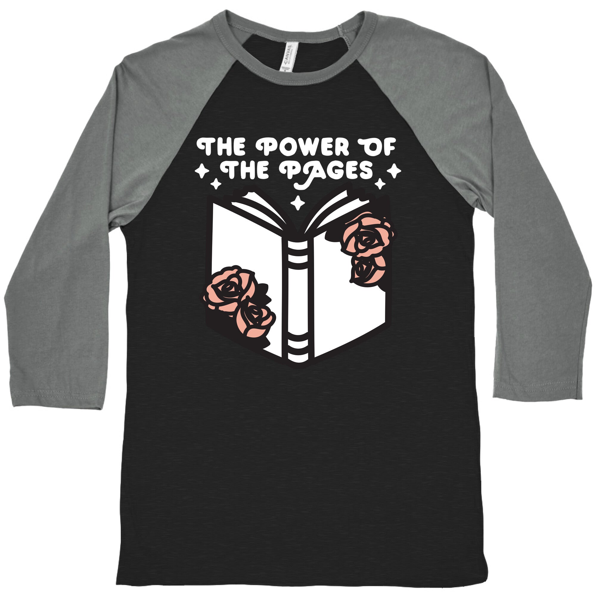 The Power Of The Pages Baseball Tee
