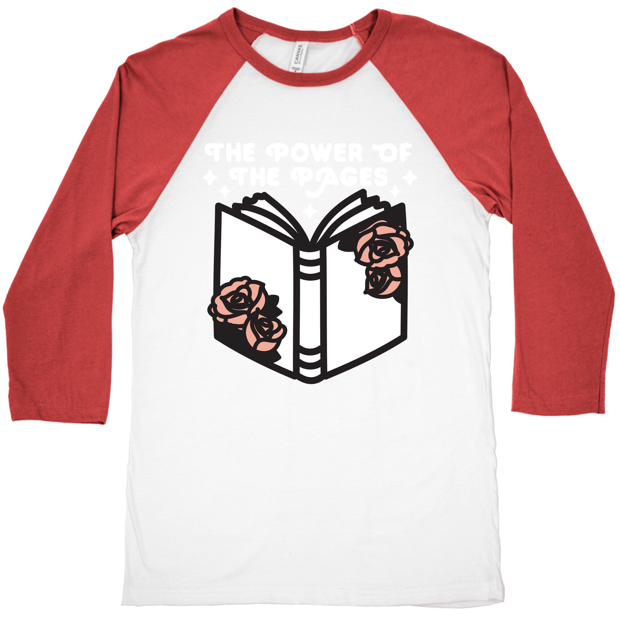 The Power Of The Pages Baseball Tee