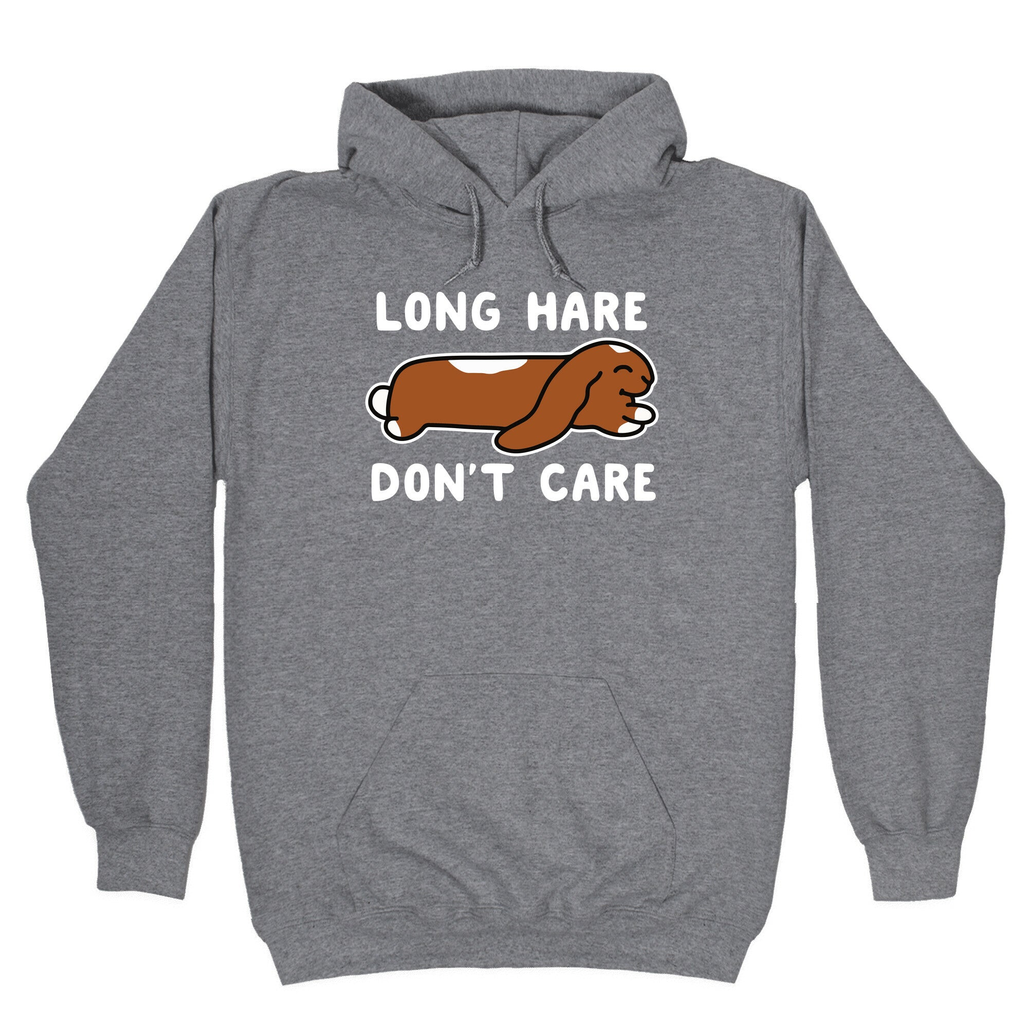 Long Hare, Don't Care Hoodie