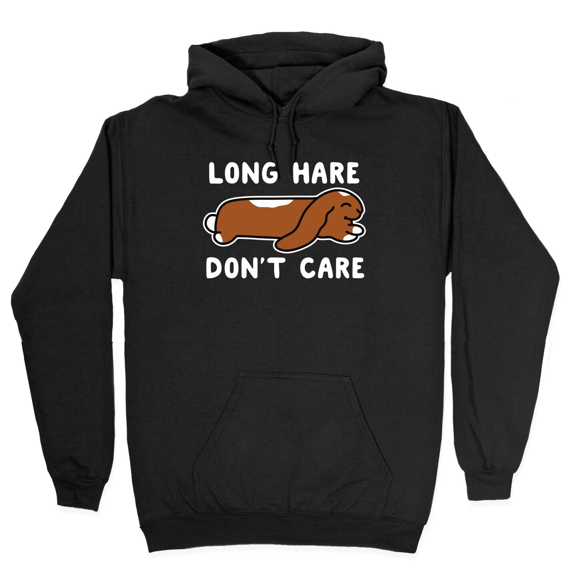 Long Hare, Don't Care Hoodie