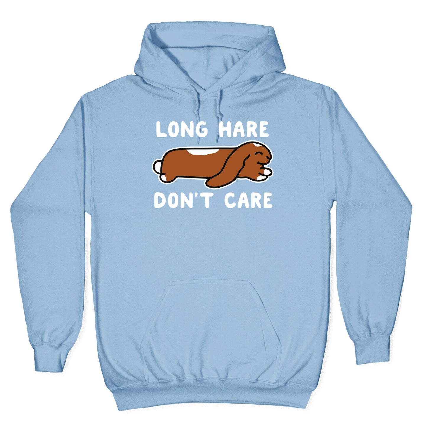 Long Hare, Don't Care Hoodie