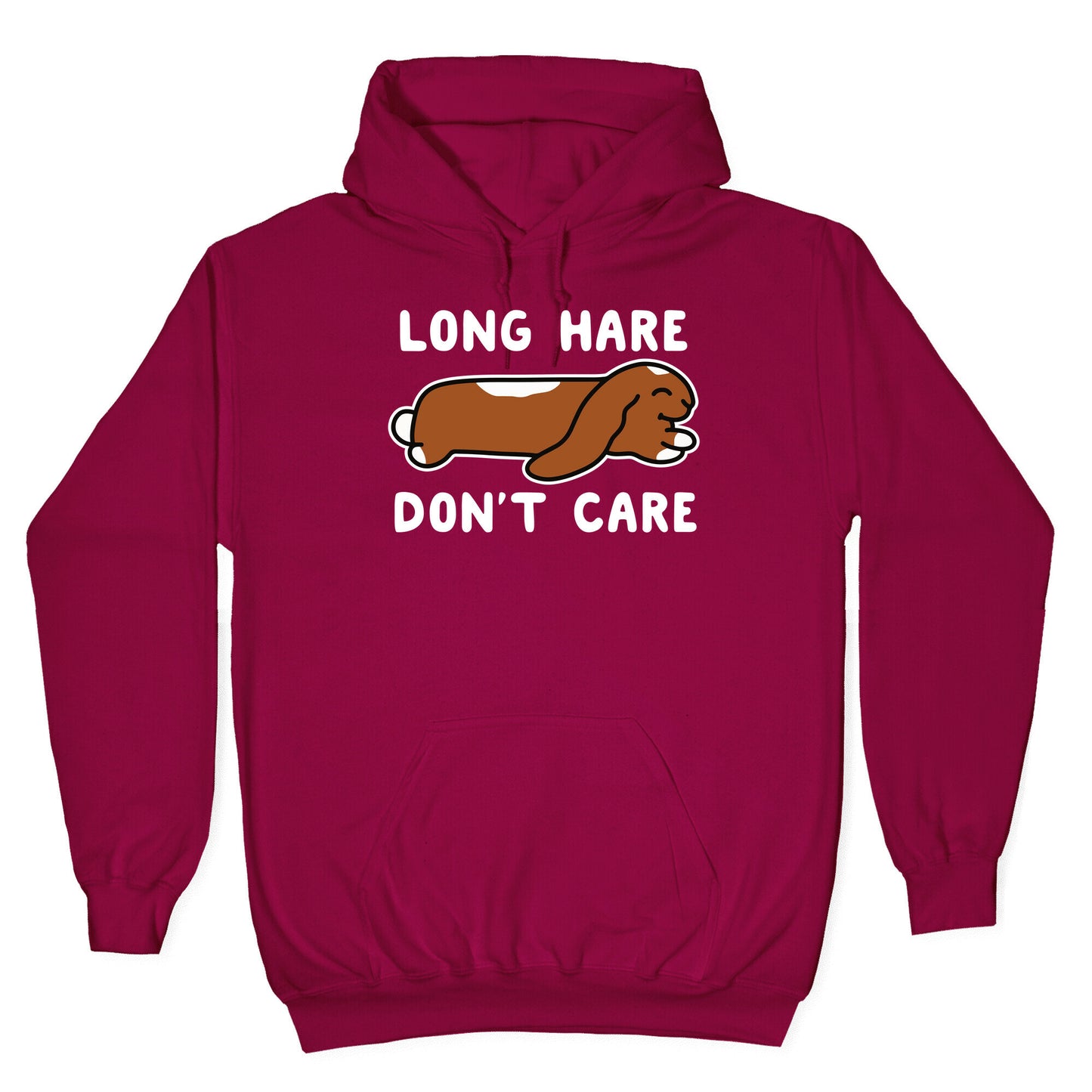 Long Hare, Don't Care Hoodie