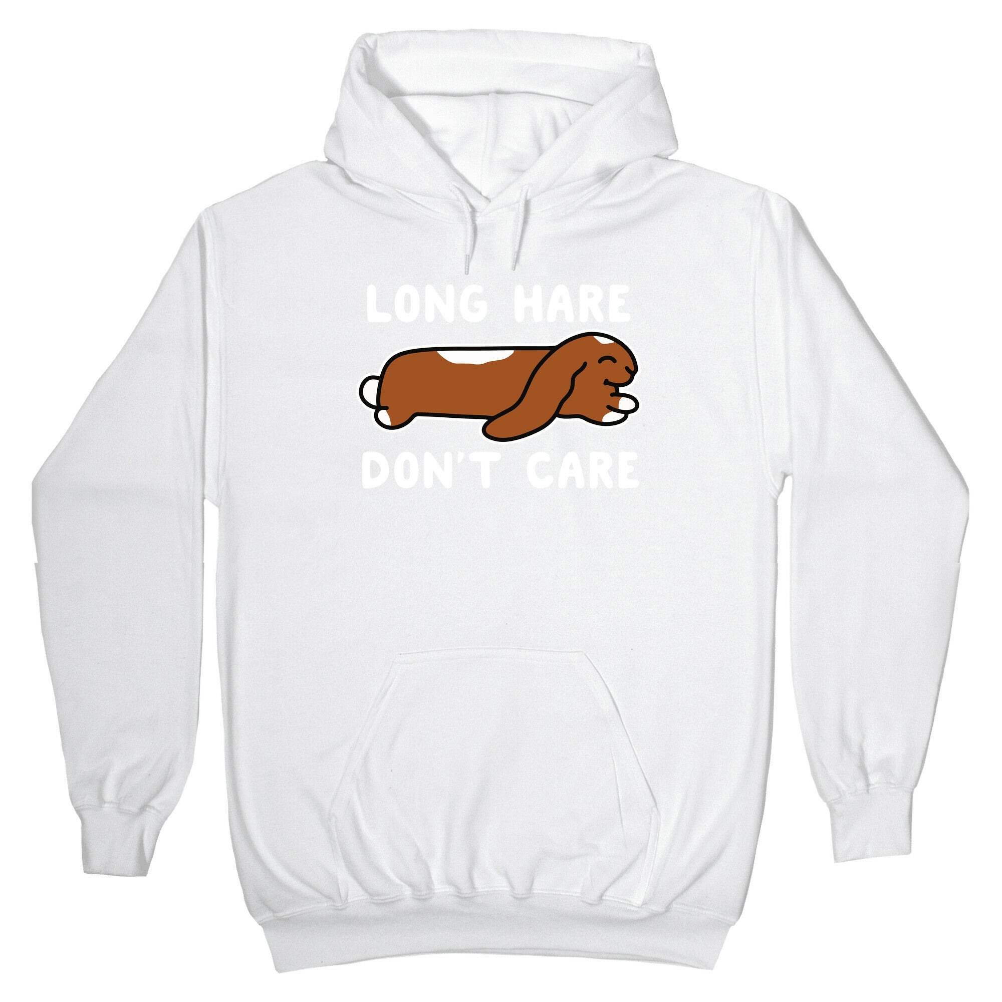 Long Hare, Don't Care Hoodie