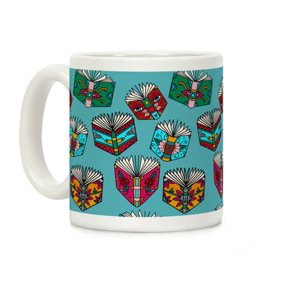 Punk Book Tattoo Pattern Coffee Mug