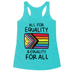 All For Equality & Equality For All Racerback Tank