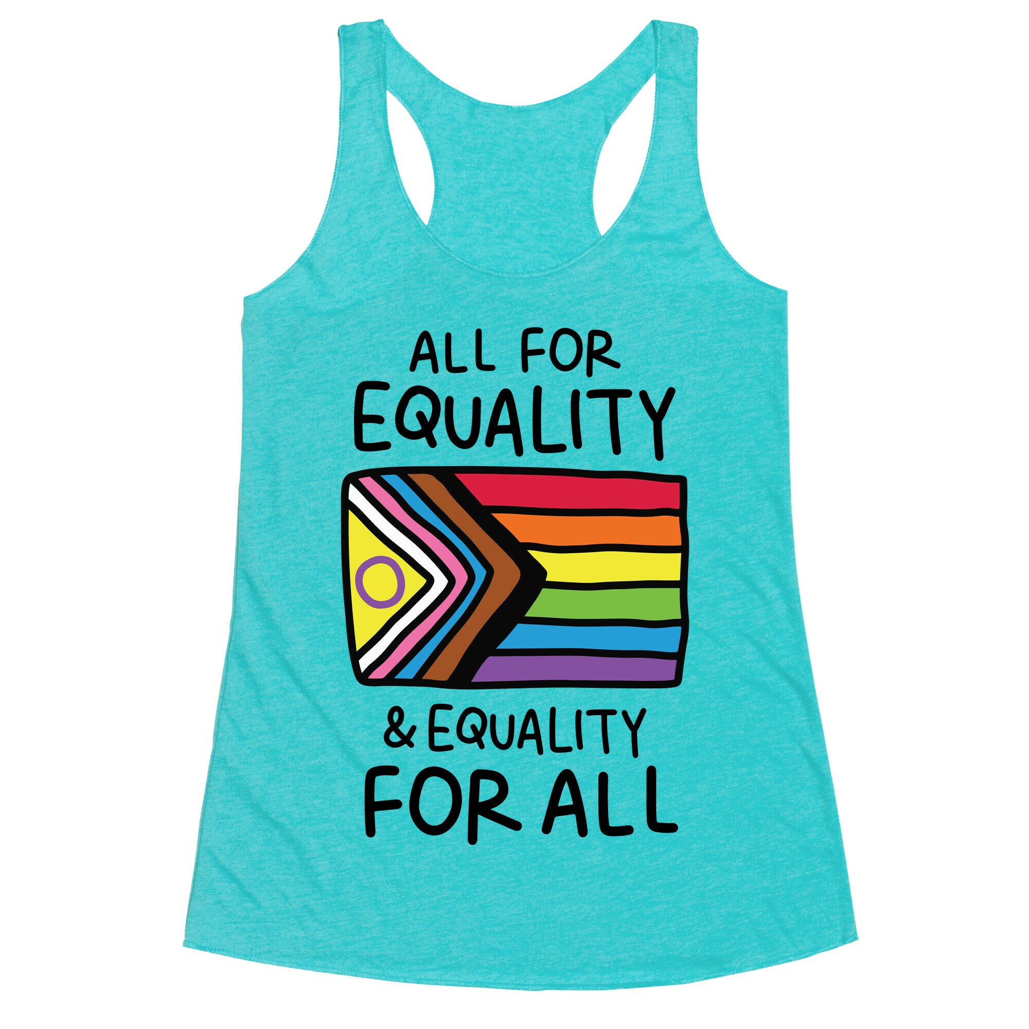 All For Equality & Equality For All Racerback Tank