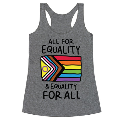 All For Equality & Equality For All Racerback Tank