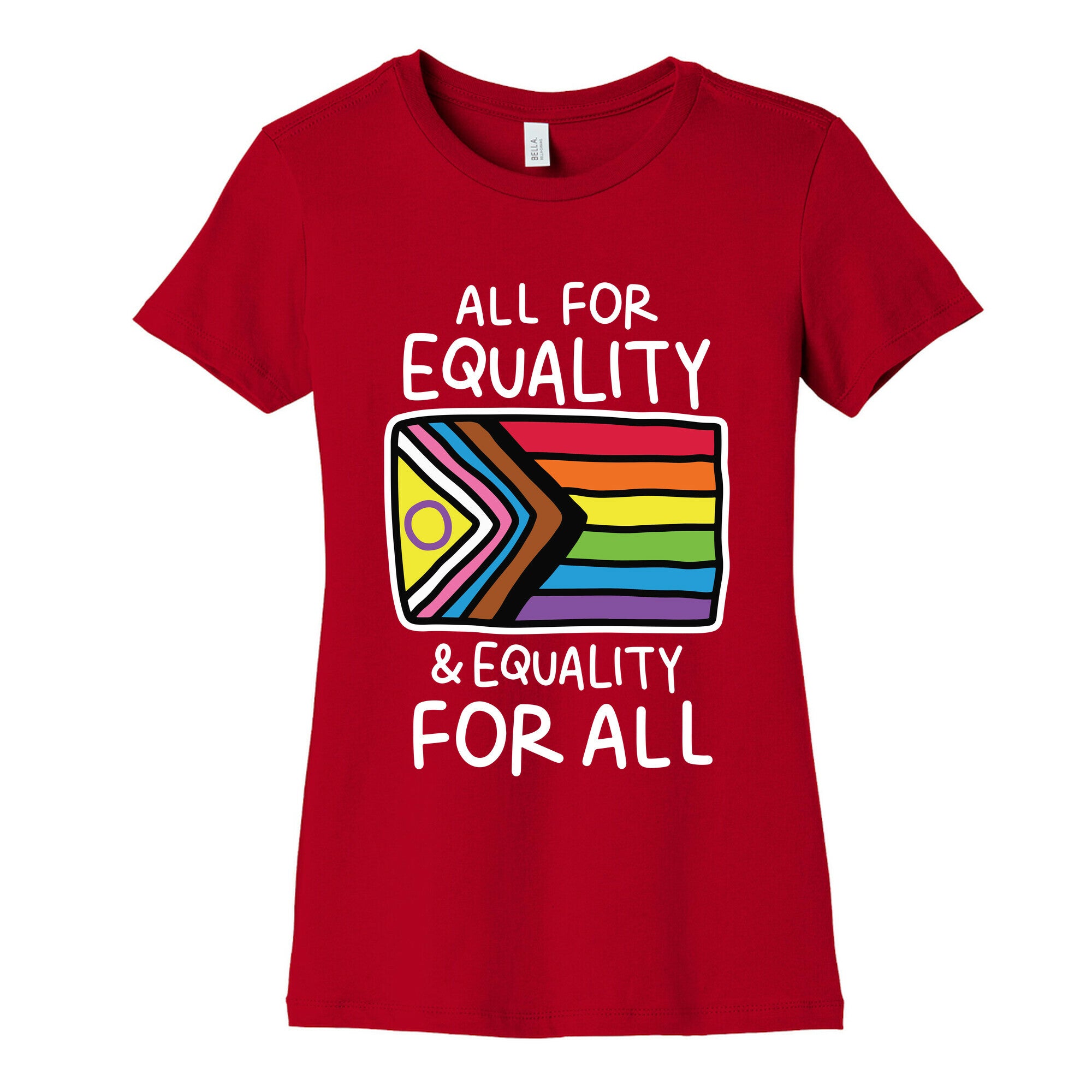 All For Equality & Equality For All Women's Cotton Tee
