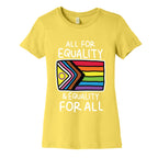 All For Equality & Equality For All Women's Cotton Tee