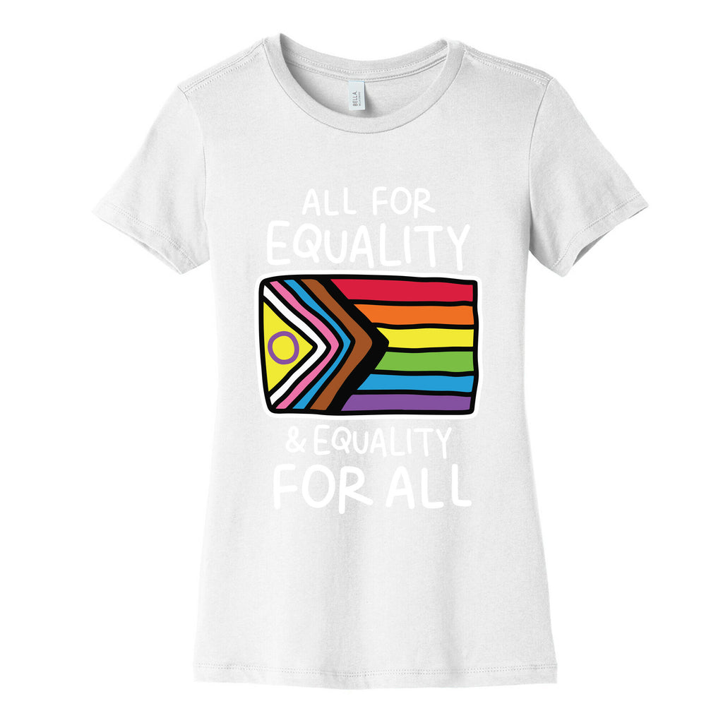 All For Equality & Equality For All Women's Cotton Tee