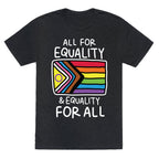 All For Equality & Equality For All Unisex Triblend Tee