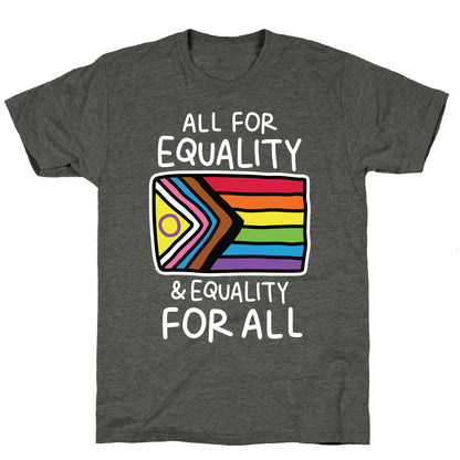 All For Equality & Equality For All Unisex Triblend Tee