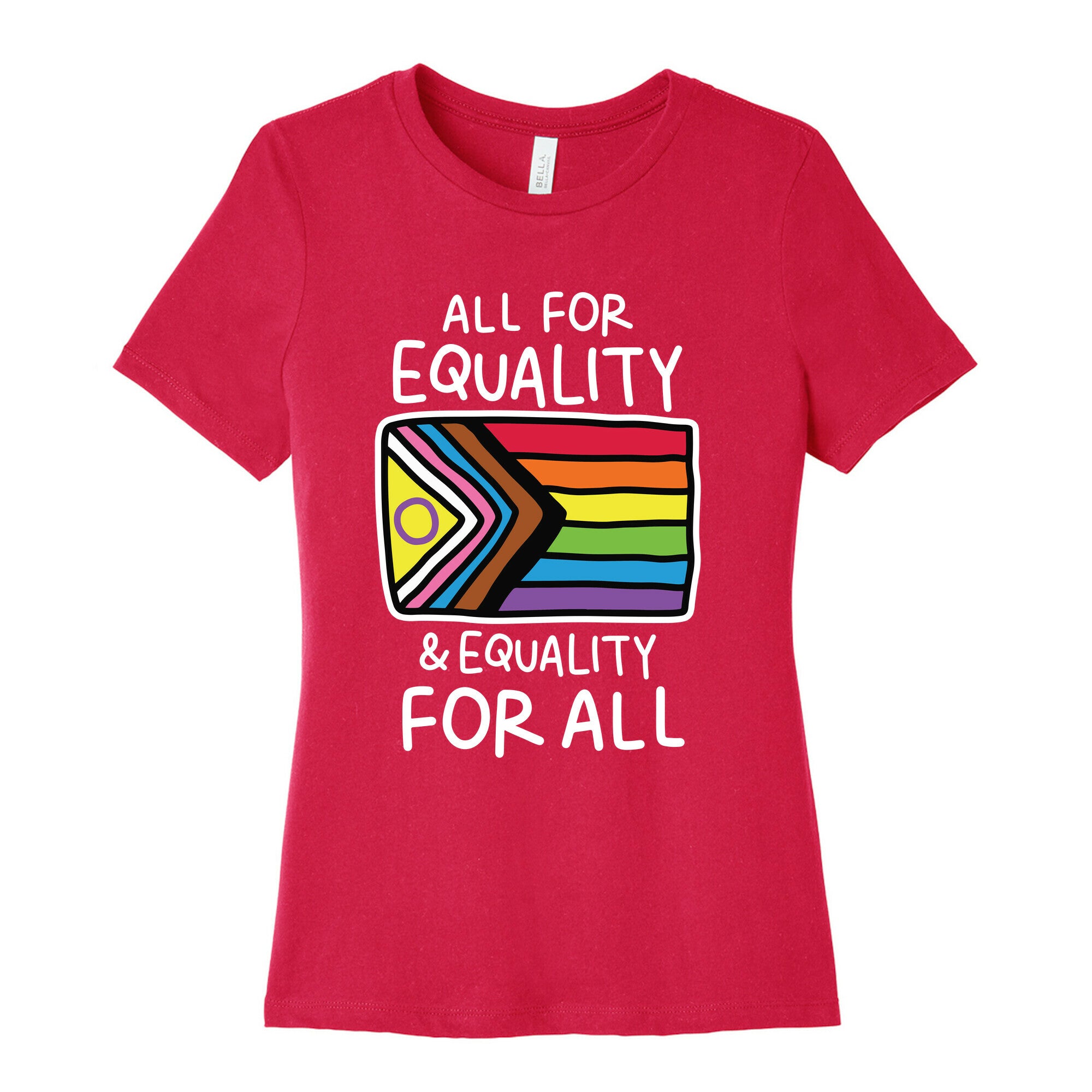 All For Equality & Equality For All Women's Cotton Tee
