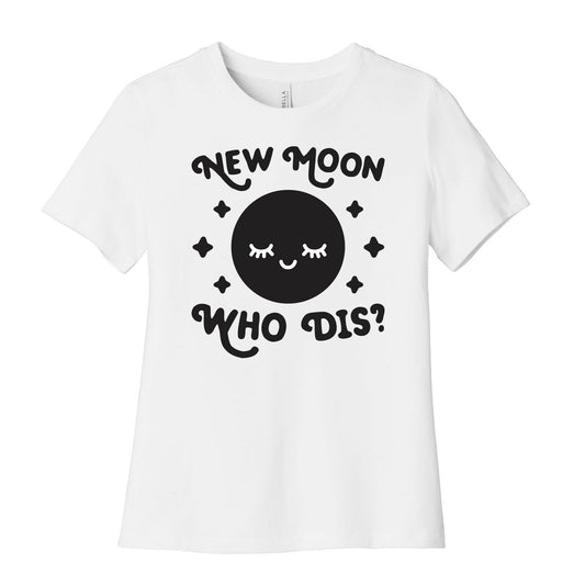 New Moon, Who Dis? Women's Cotton Tee
