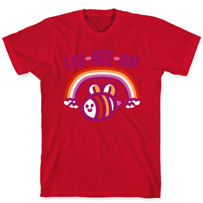 Lesbeean Lesbian Pride Bee Parody T-Shirt