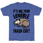 It's Me Your Lovable Trash Cat Unisex Triblend Tee