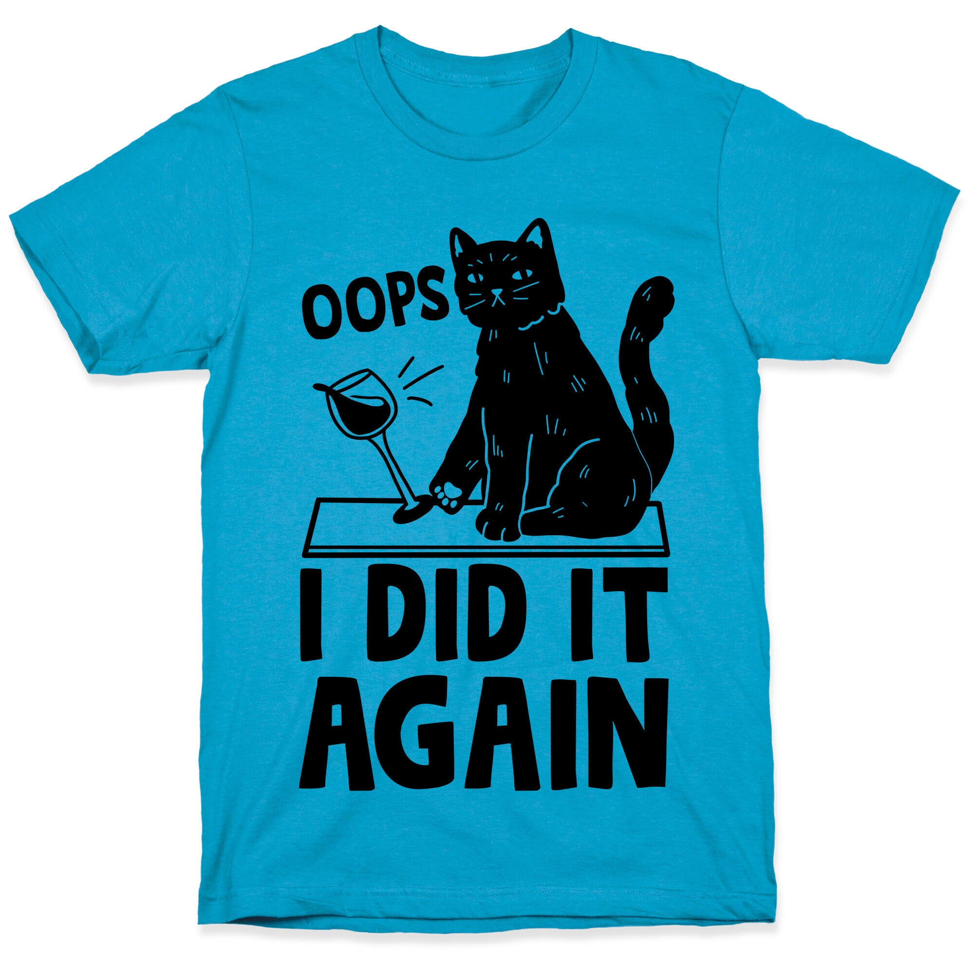 Oops I Did It Again Cat Unisex Triblend Tee