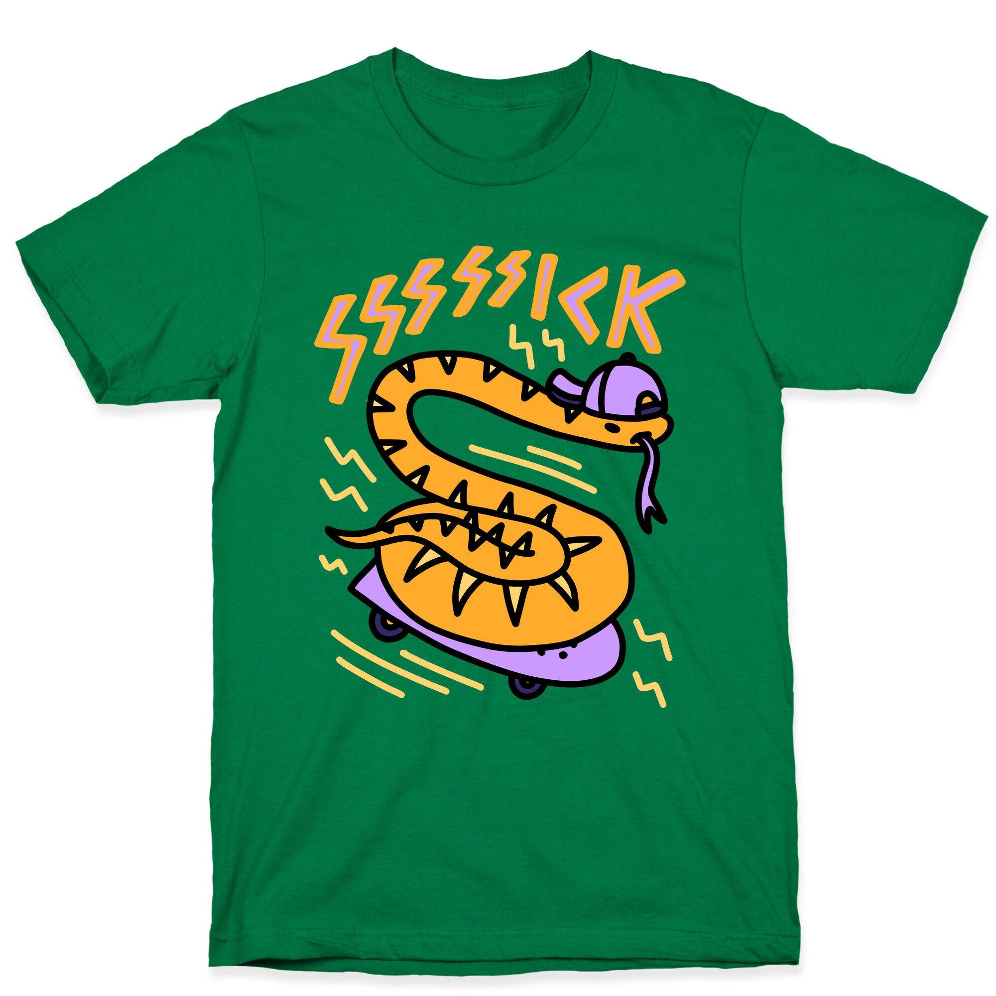 Sssssick Skating Snake T-Shirt