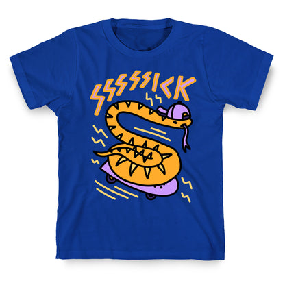 Sssssick Skating Snake T-Shirt