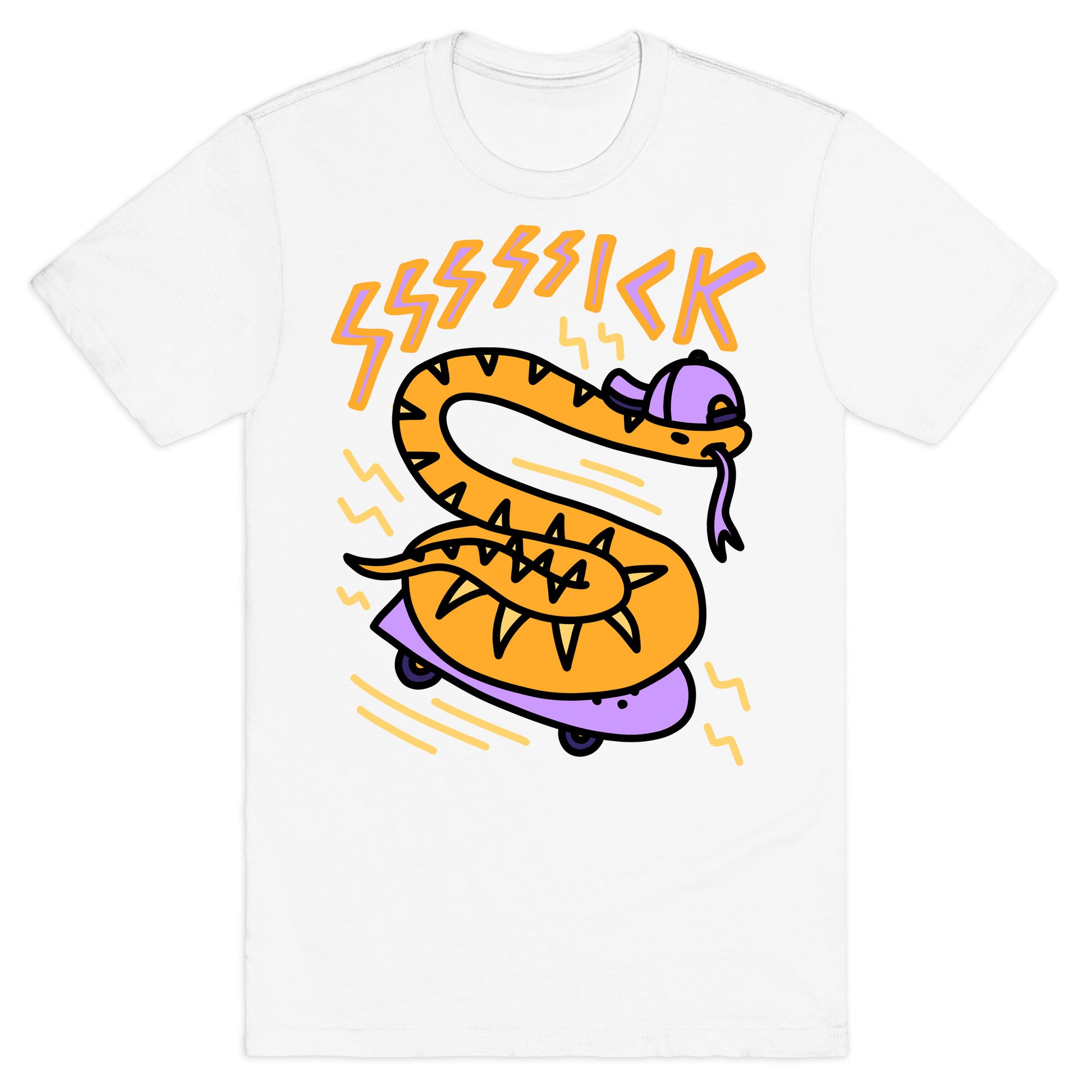 Sssssick Skating Snake T-Shirt