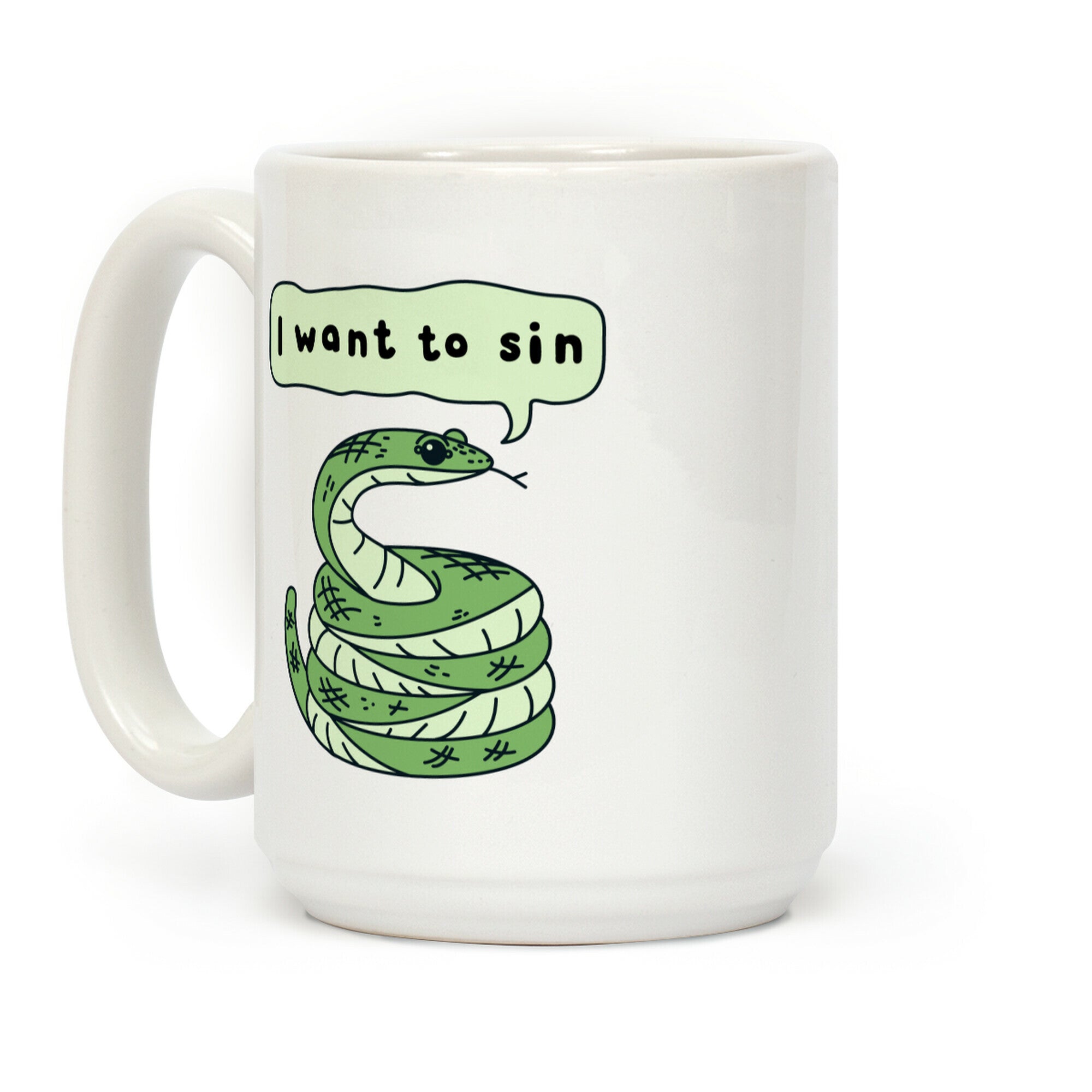 I Want To Sin Ominous Snake Coffee Mug