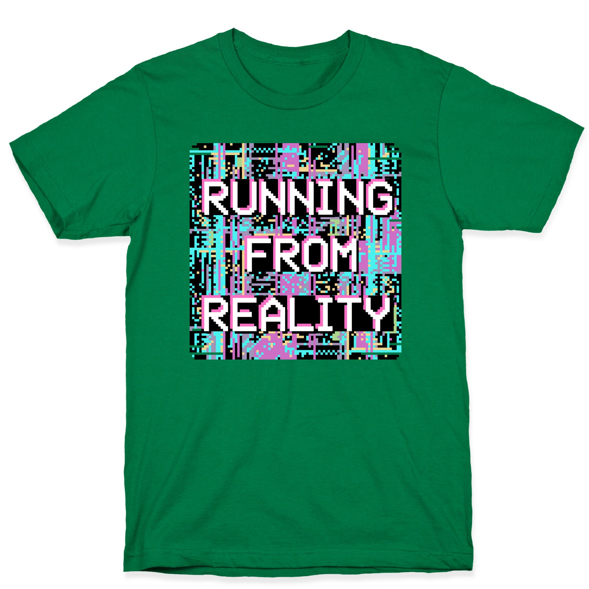 Running From Reality Glitch T-Shirt
