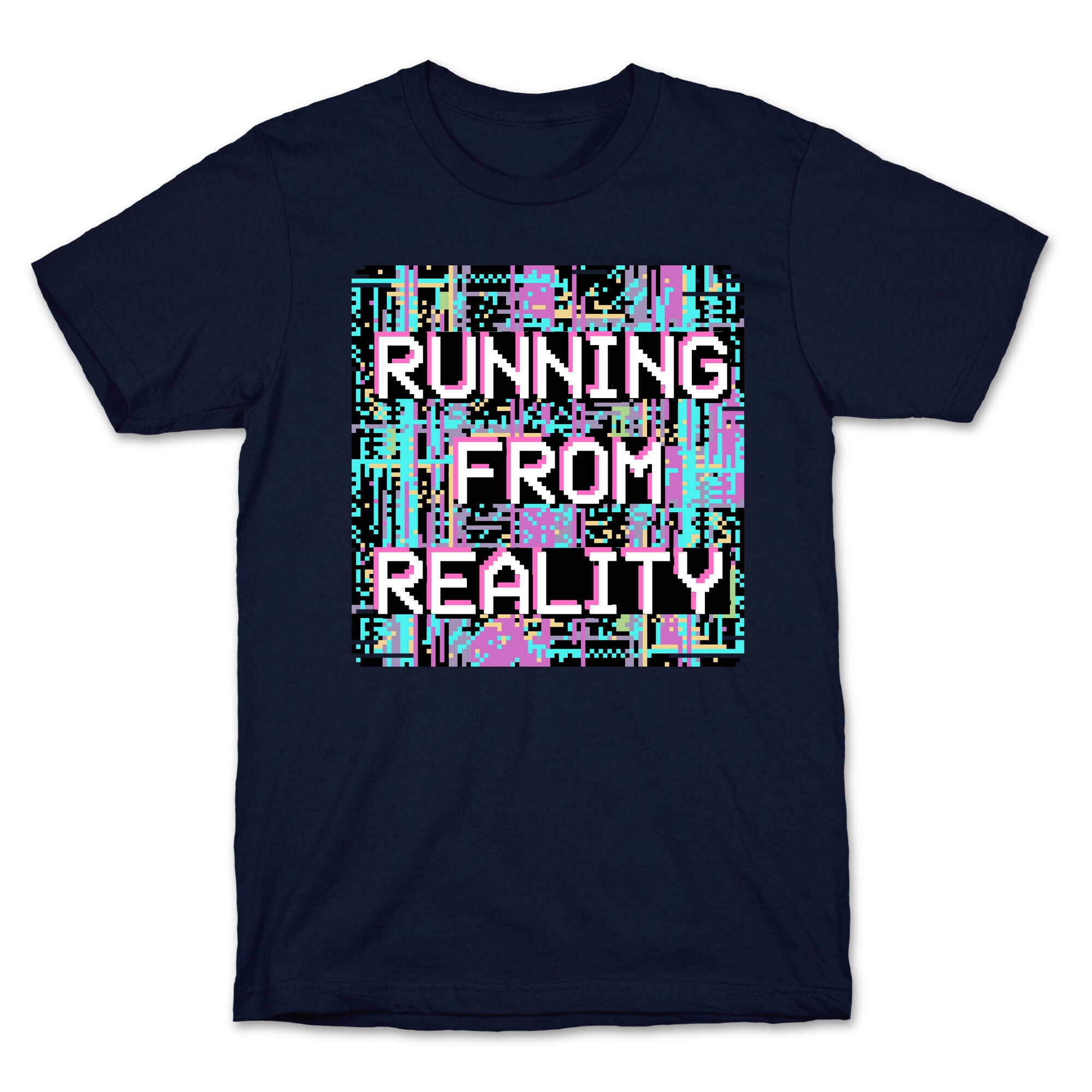 Running From Reality Glitch T-Shirt