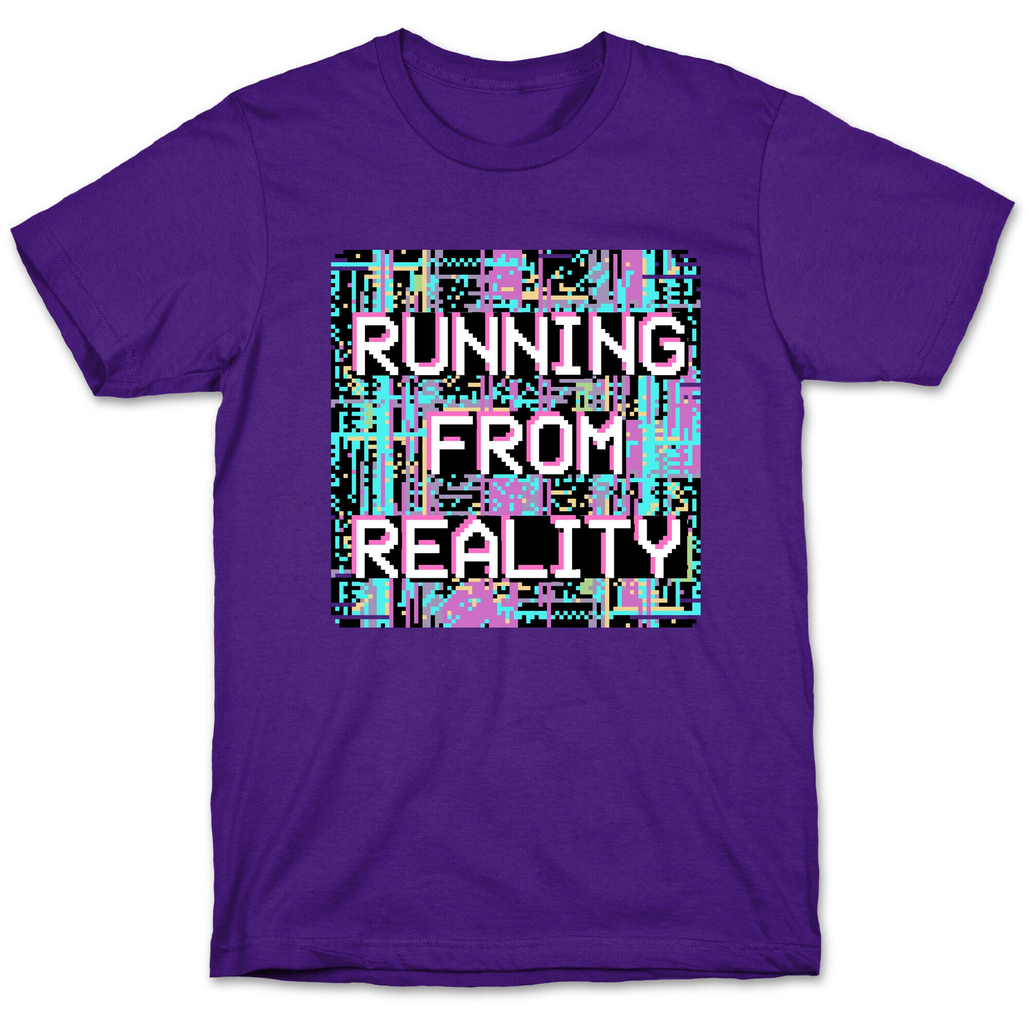 Running From Reality Glitch T-Shirt