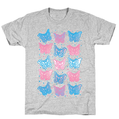 Butterfly Clips Trans Pride  T-Shirt