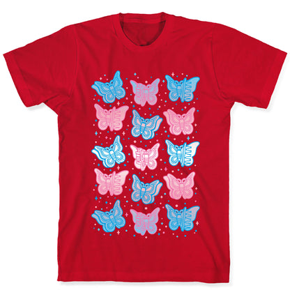Butterfly Clips Trans Pride  T-Shirt