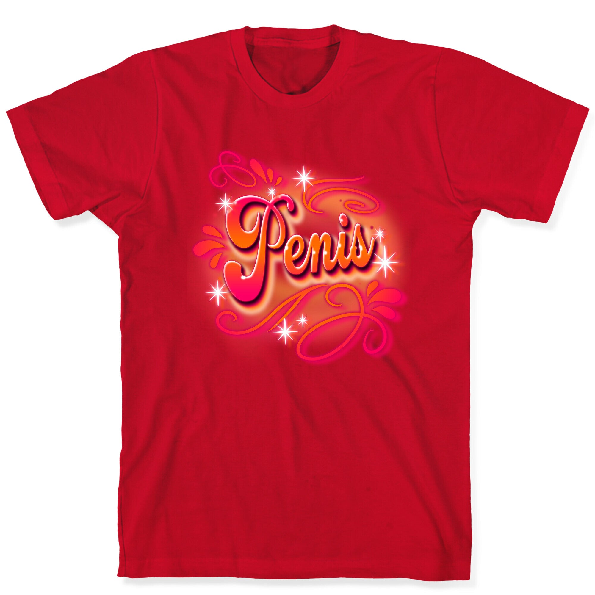 Penis Airbrush T-Shirt