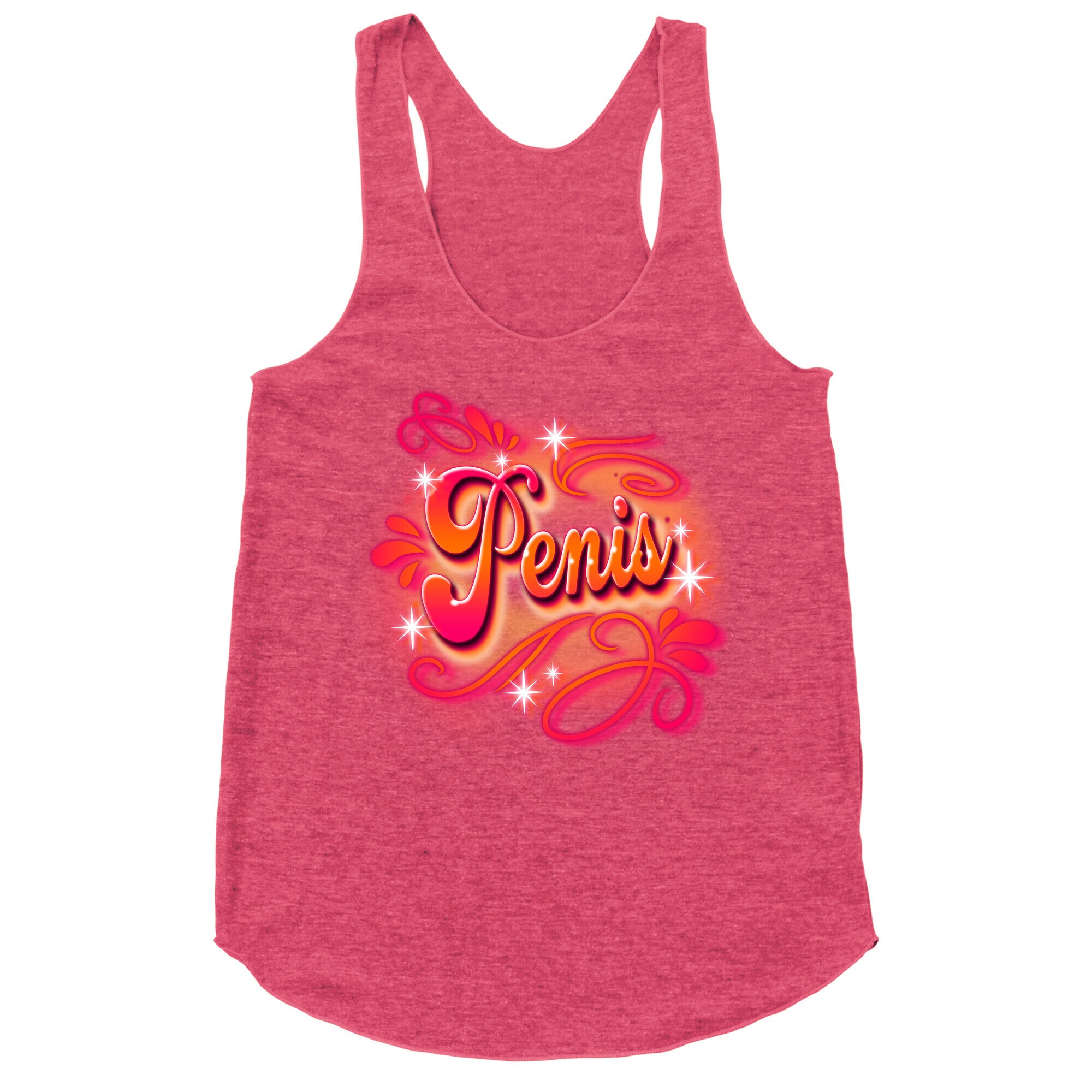 Penis Airbrush Racerback Tank