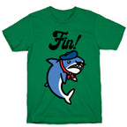 Fin French Shark Parody T-Shirt