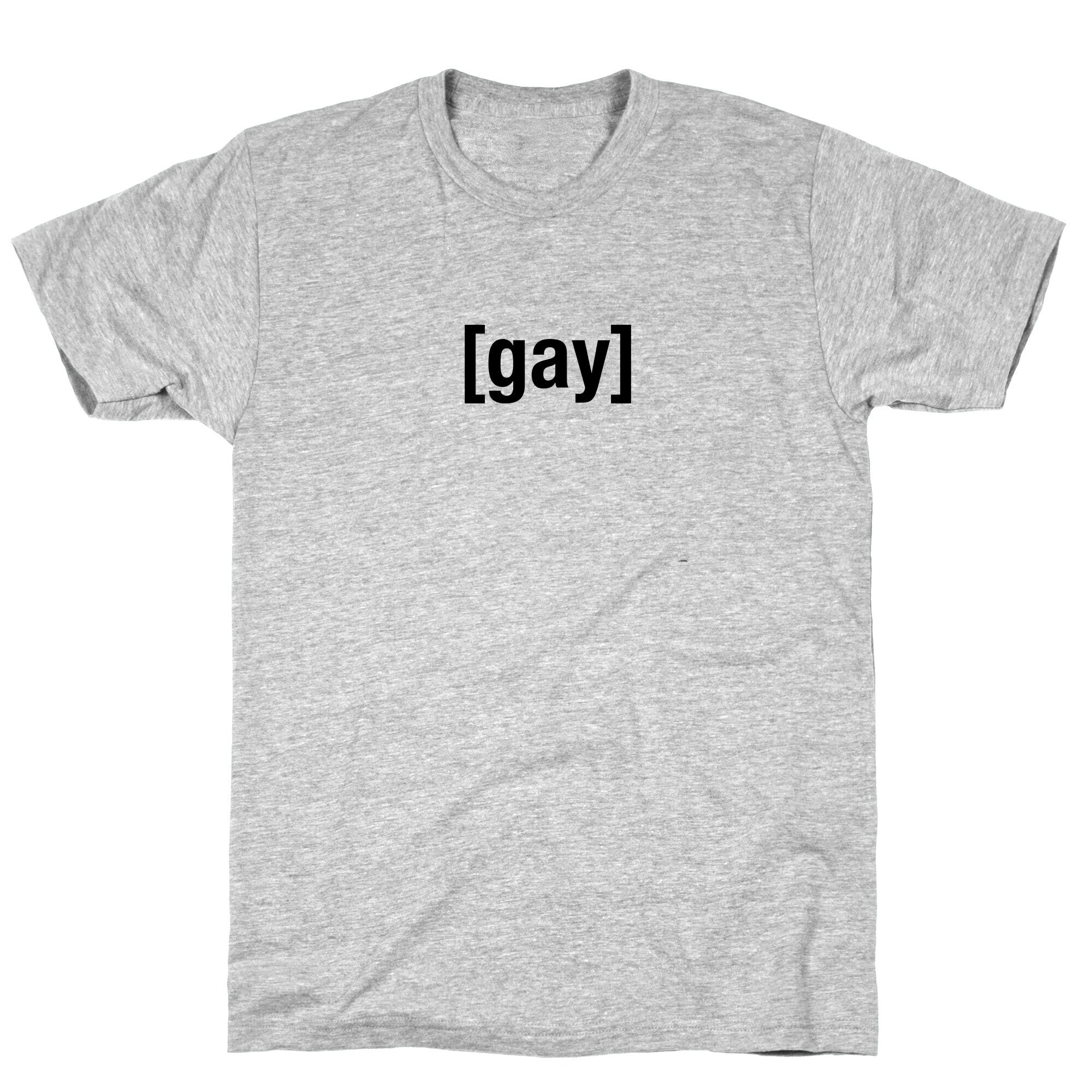 [Gay] Shirt (black) T-Shirt
