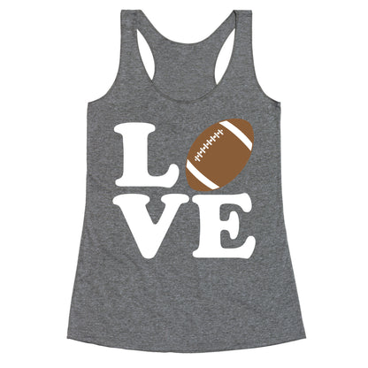 Love Football Racerback Tank