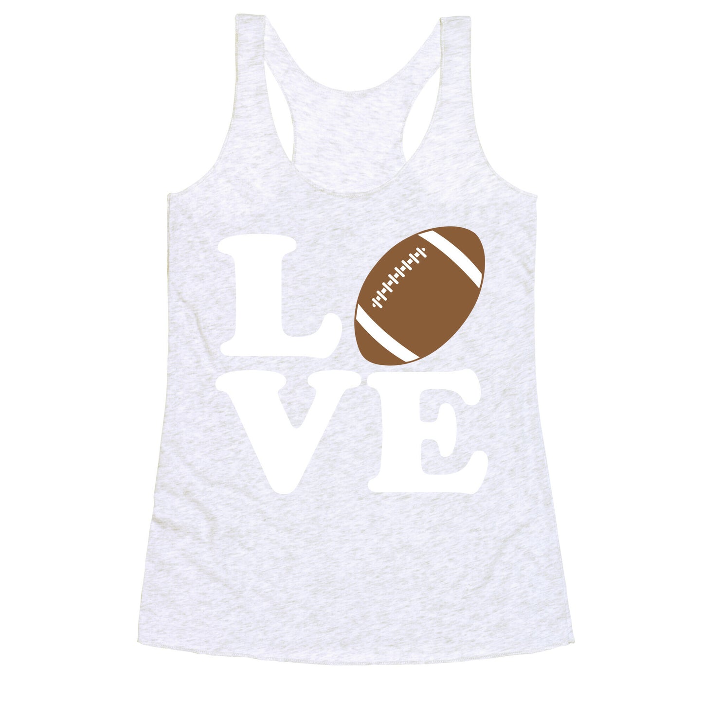 Love Football Racerback Tank