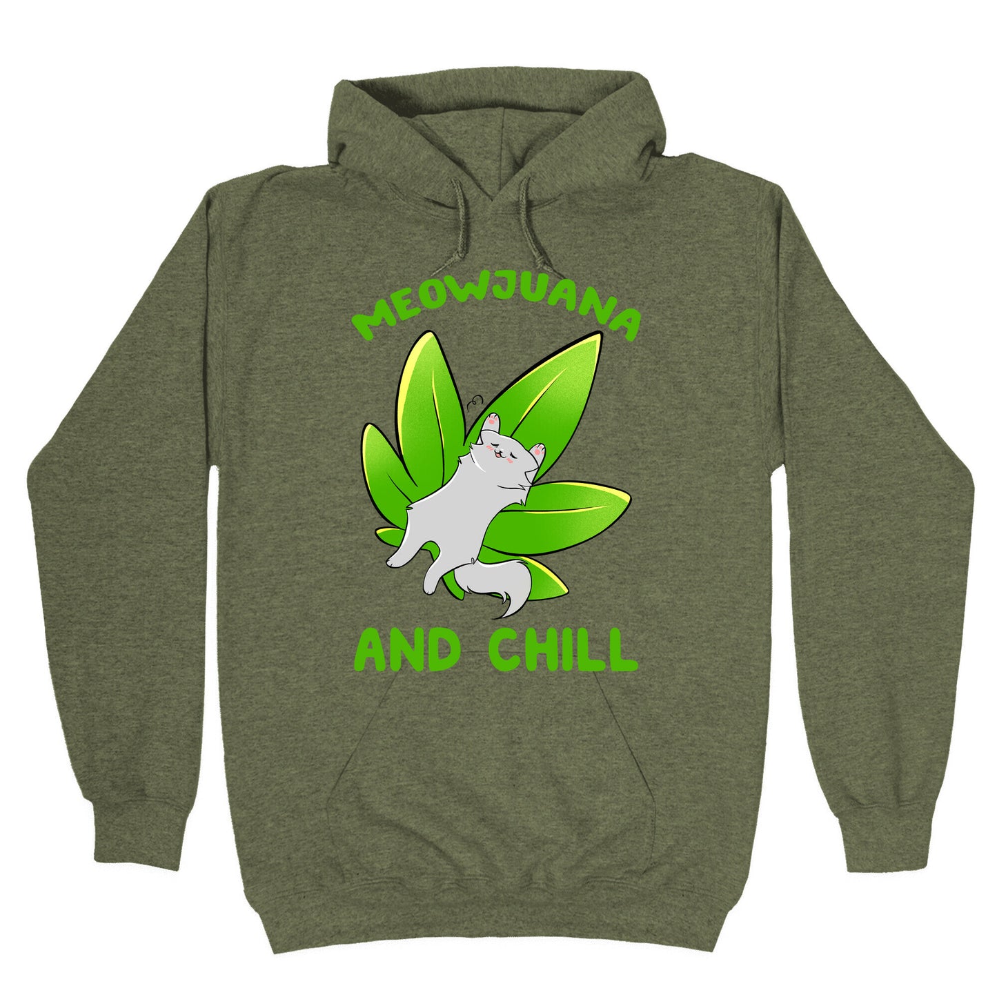 Meowjuana And Chill Hoodie